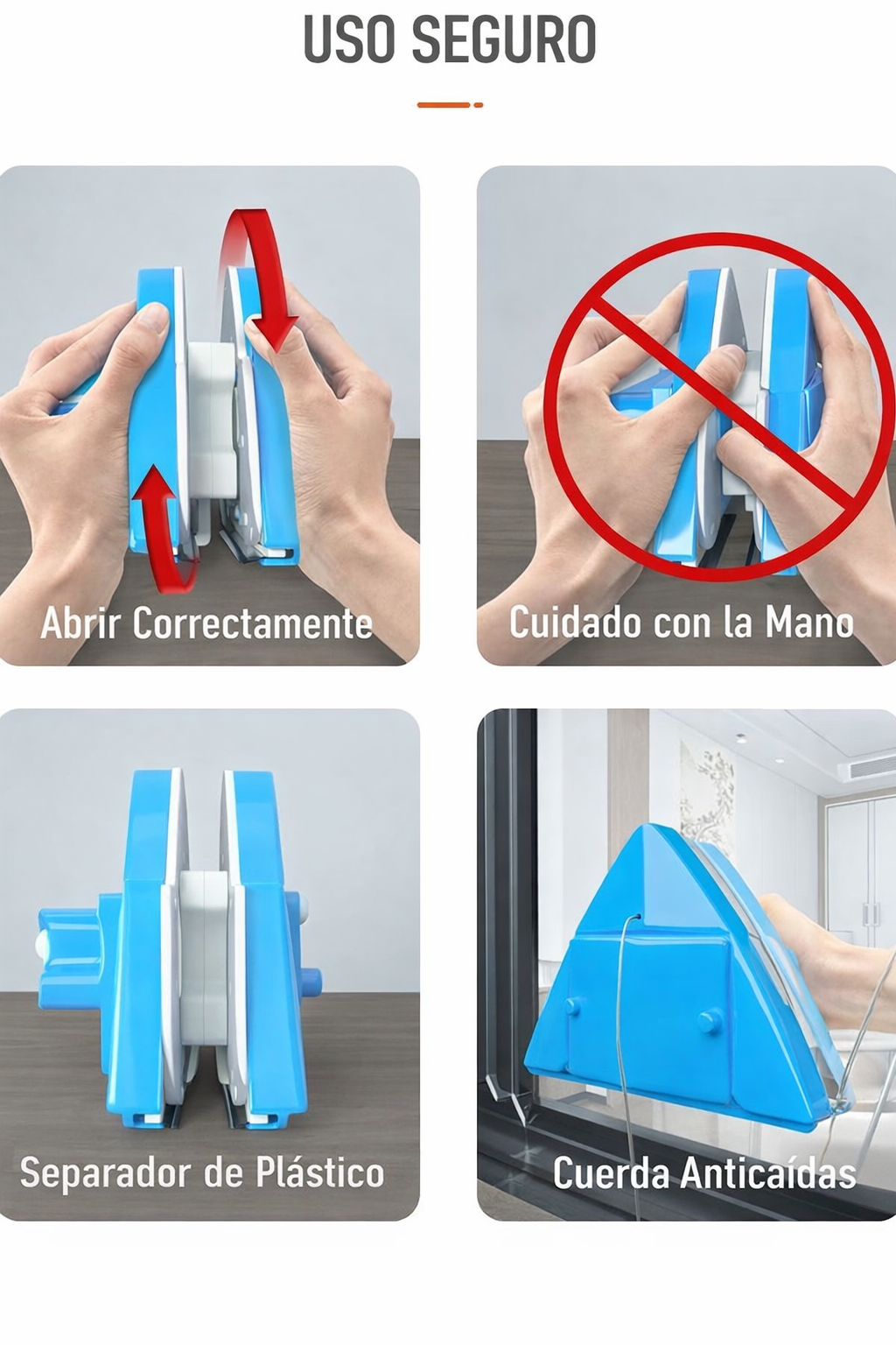 PROMO LIMPIADOR DE VIDRIO MAGNETICO