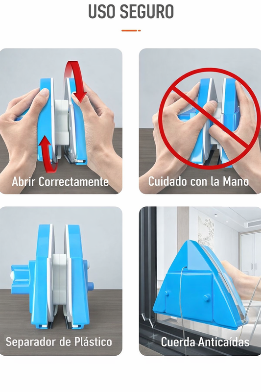 PROMO LIMPIADOR DE VIDRIO MAGNETICO