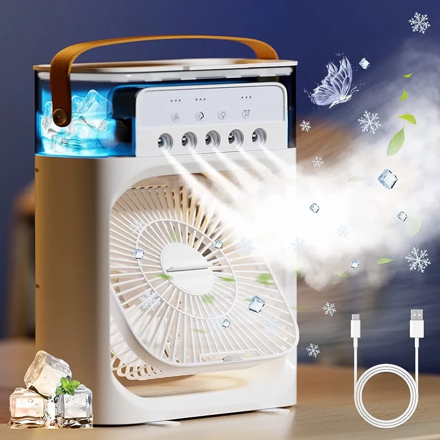 OFERTA ESPECIAL: Mini Ventilador Portátil c/Humidificador